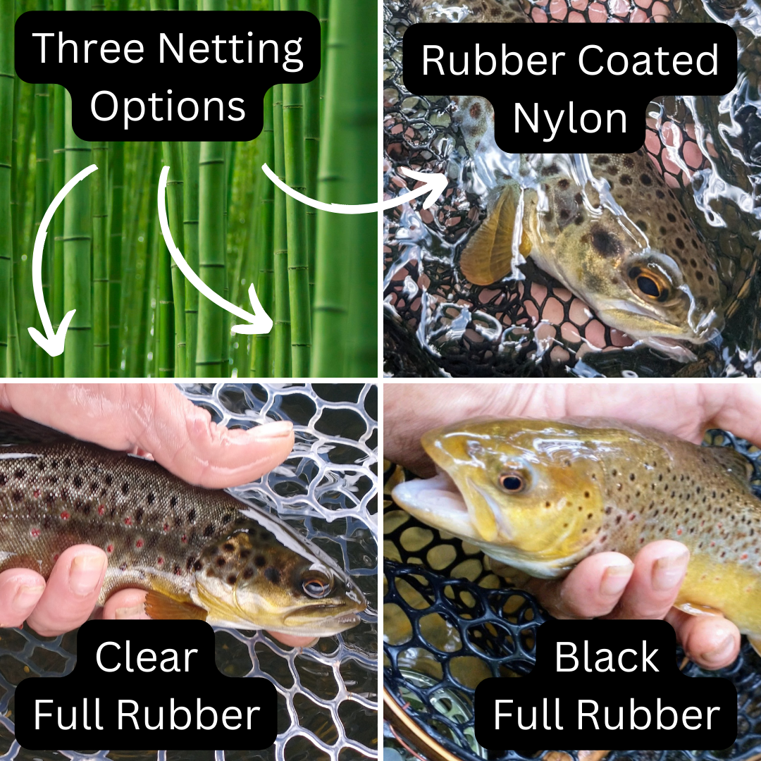 Upstream - Bamboo Fly Fishing Landing Net/Hand Net