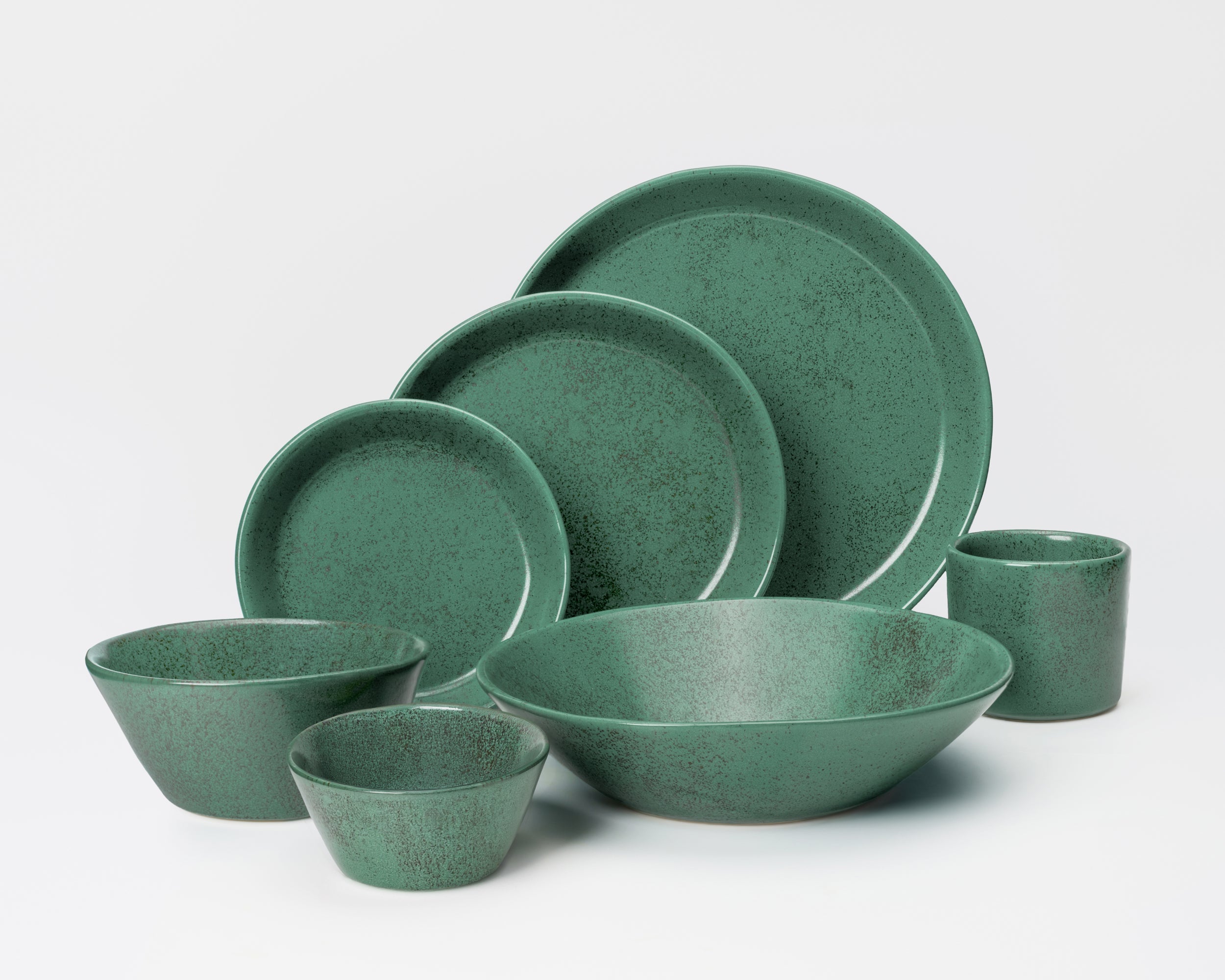 7 Piece Skali Coupe Dinner Setting