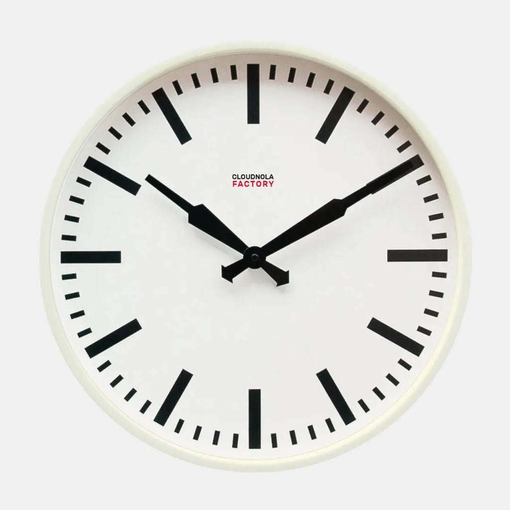 Factory White XL Clock