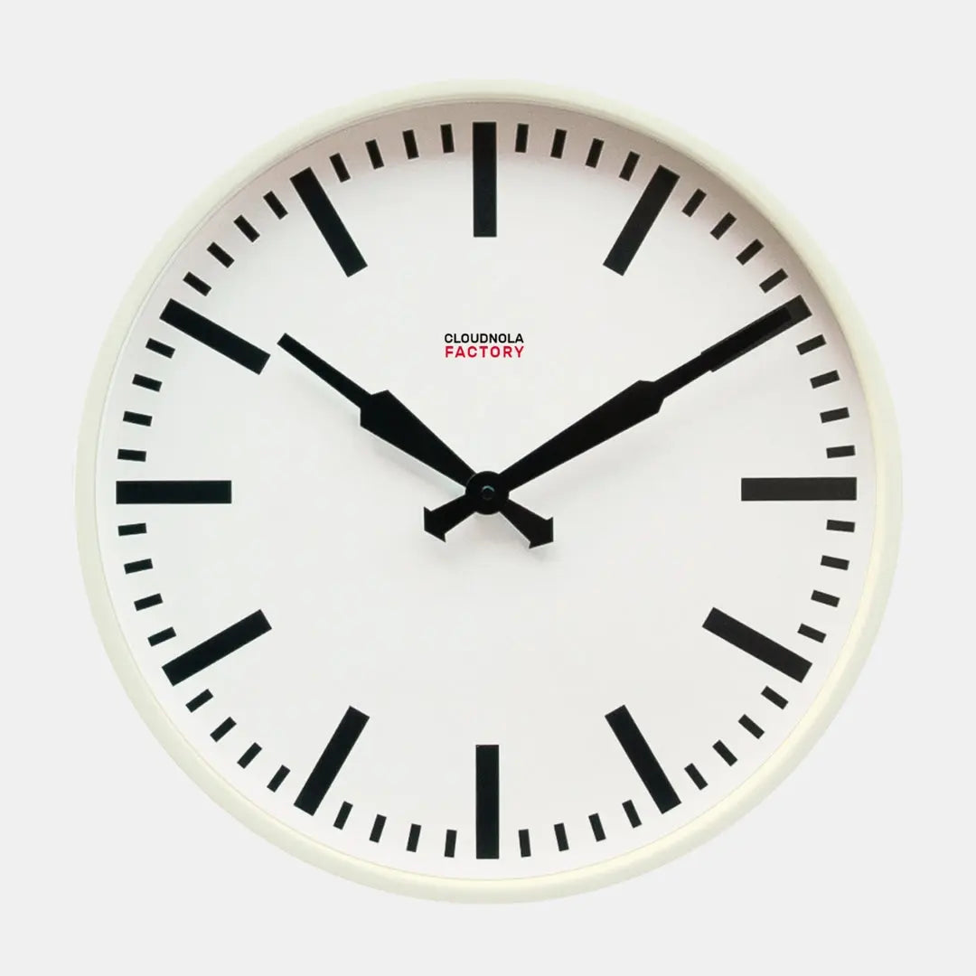 Factory White XL Clock