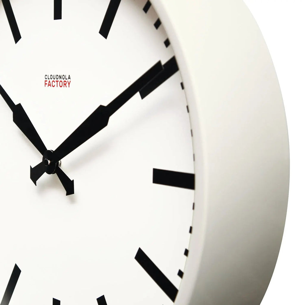 Factory White XL Clock