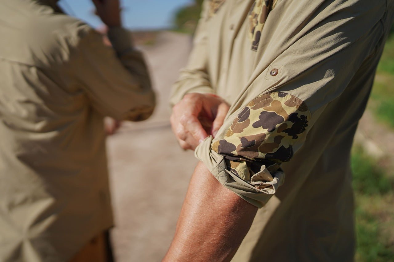 Active+ Field Shirt in Desert Tan/Original Camo - Paranoid Ranch