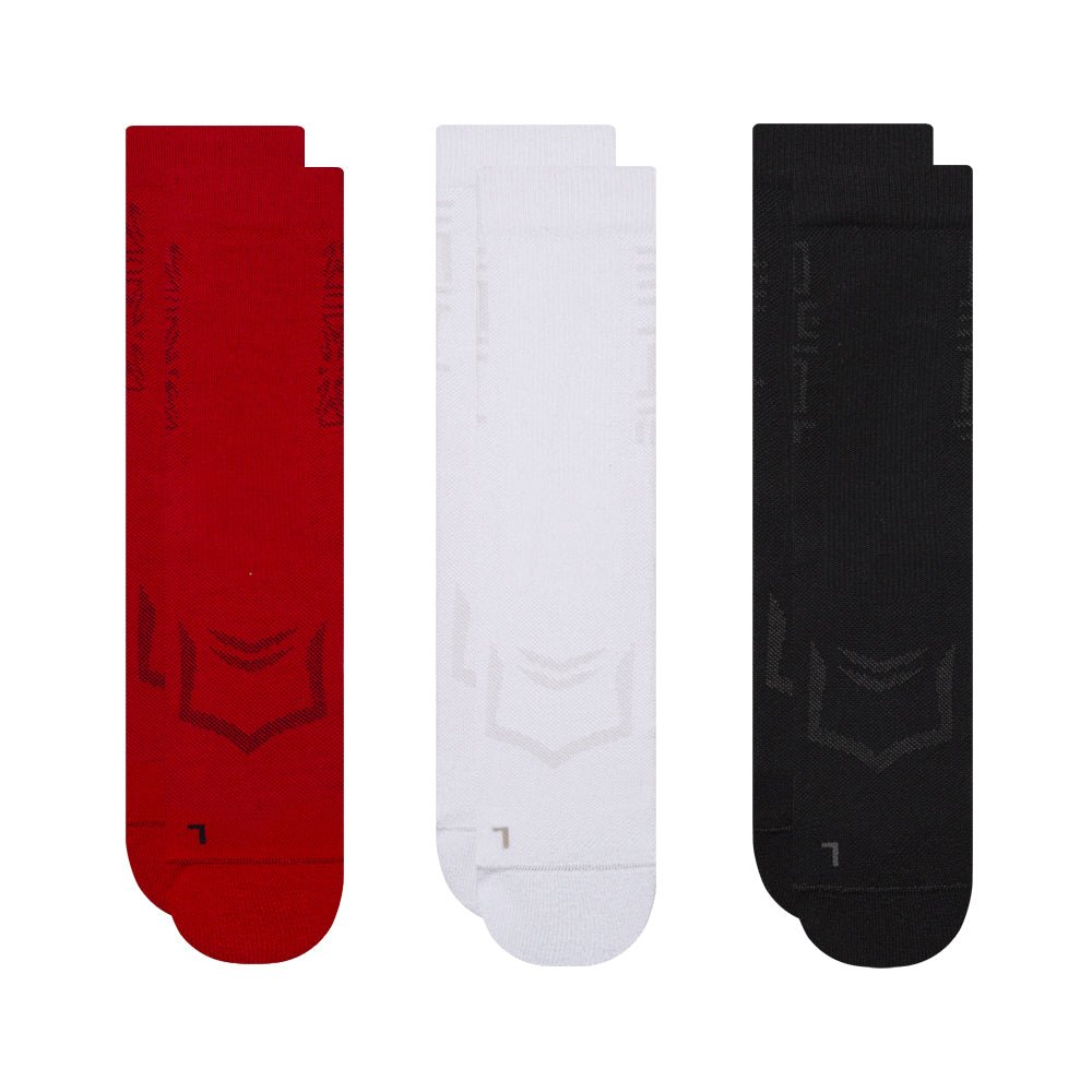 Active Lifestyle Crew Socks (3 Pack) - Paranoid Ranch