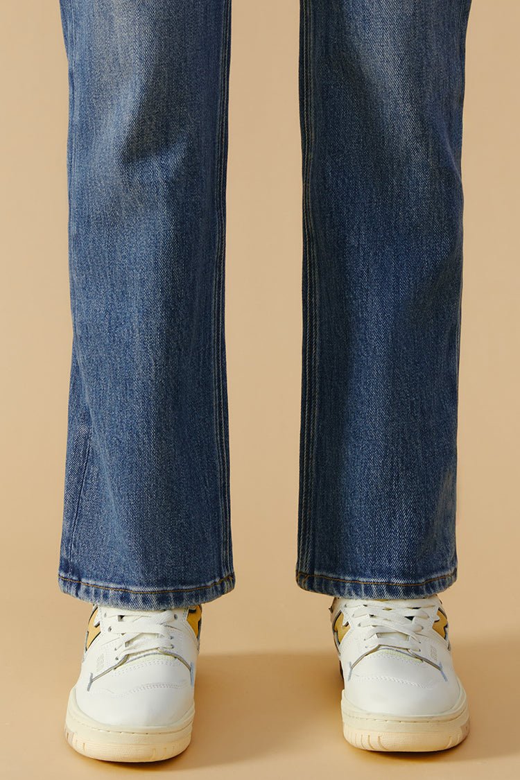 Activity Grrrl High Rise Kick Crop Jeans HJ017 - Paranoid Ranch