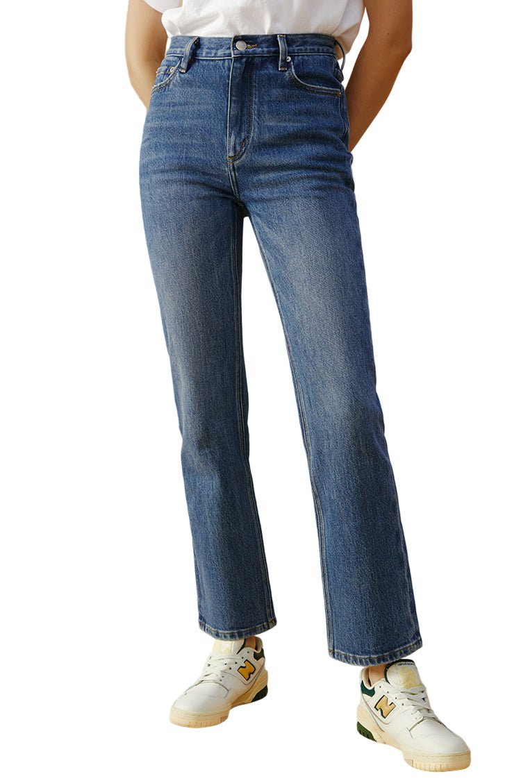 Activity Grrrl High Rise Kick Crop Jeans HJ017 - Paranoid Ranch