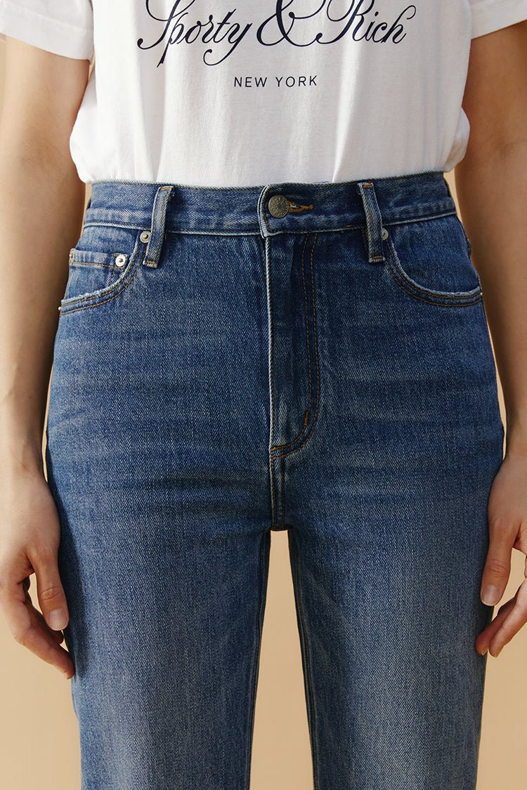 Activity Grrrl High Rise Kick Crop Jeans HJ017 - Paranoid Ranch