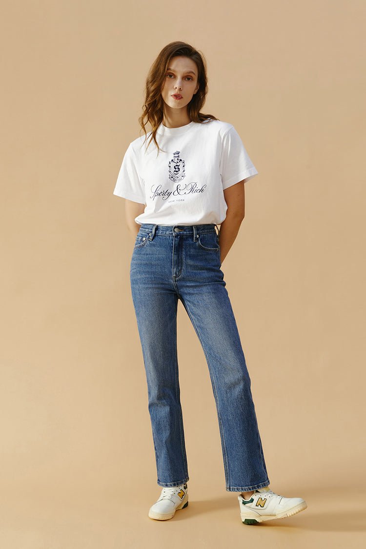 Activity Grrrl High Rise Kick Crop Jeans HJ017 - Paranoid Ranch