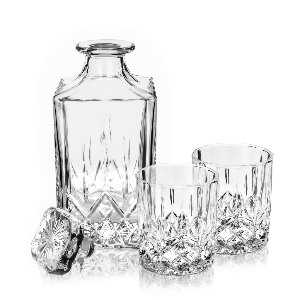 Admiral Crystal Decanter and Tumbler Set - Paranoid Ranch