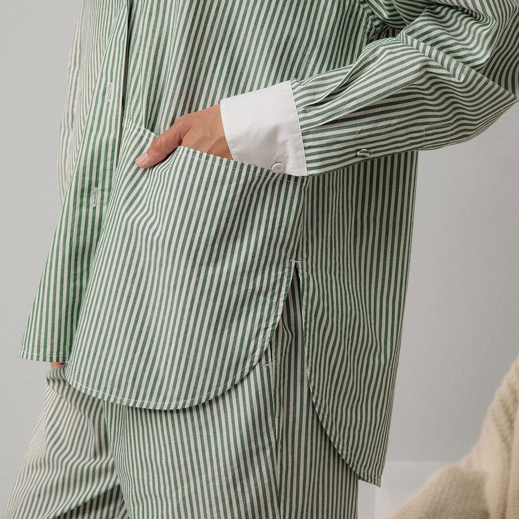 Airy Cotton Curved Hem Shirt - Paranoid Ranch