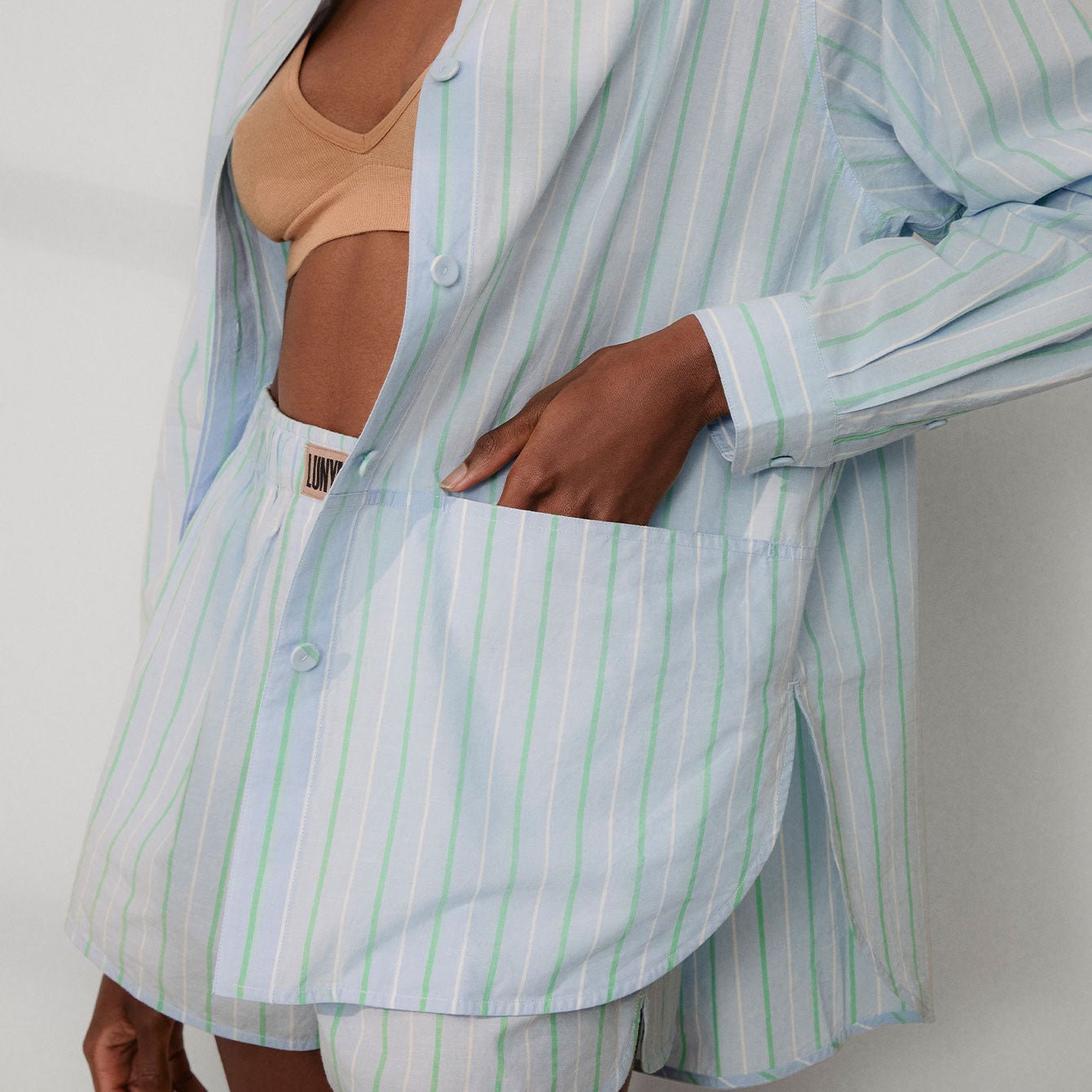 Airy Cotton Curved Hem Shirt - Paranoid Ranch