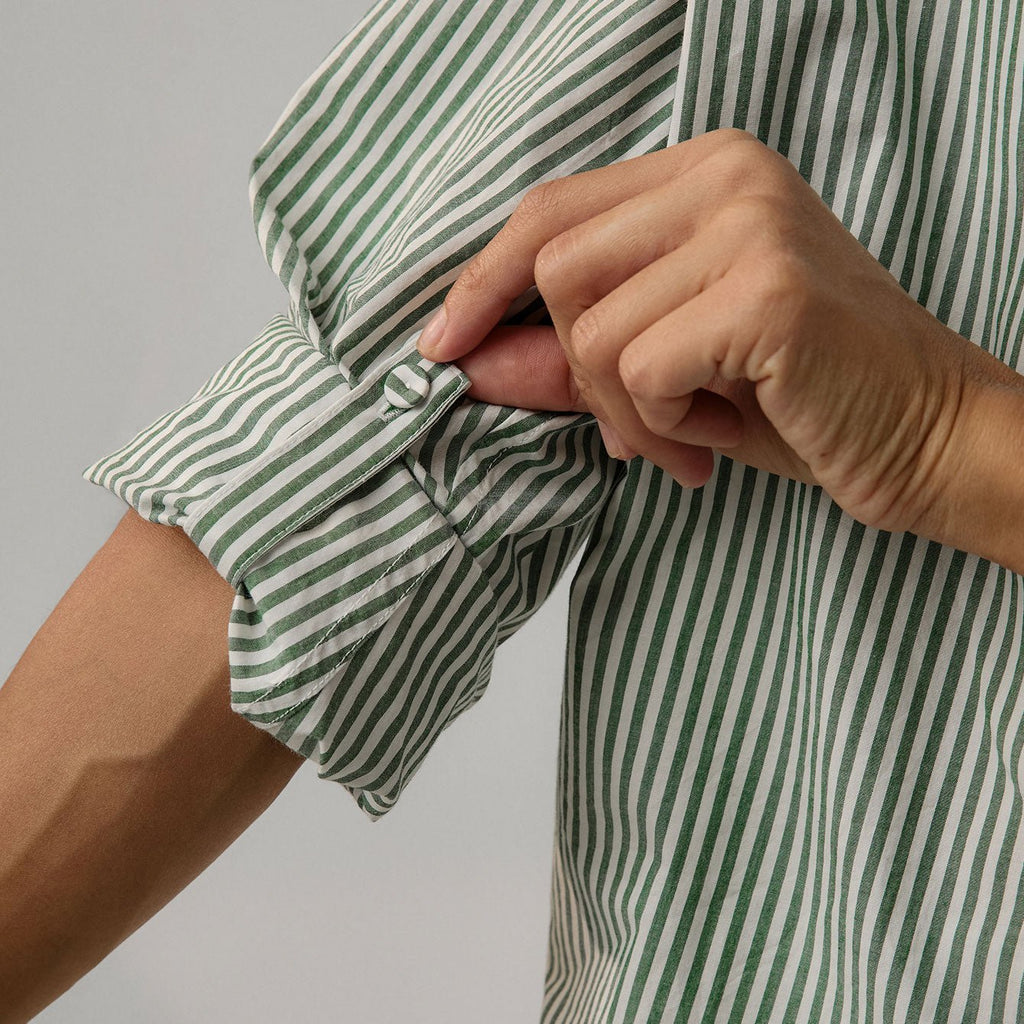 Airy Cotton Curved Hem Shirt - Paranoid Ranch