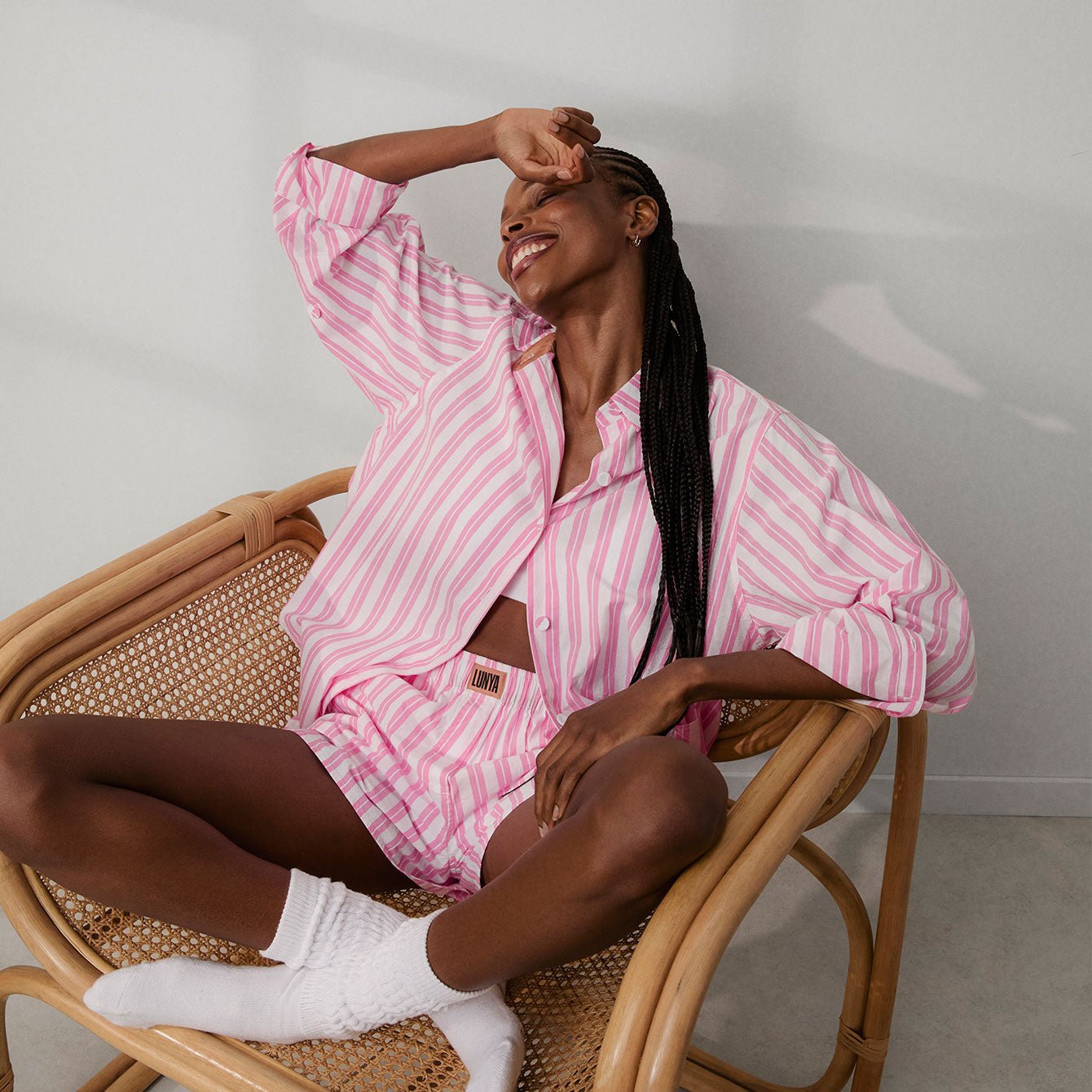 Airy Cotton Curved Hem Shirt - Paranoid Ranch