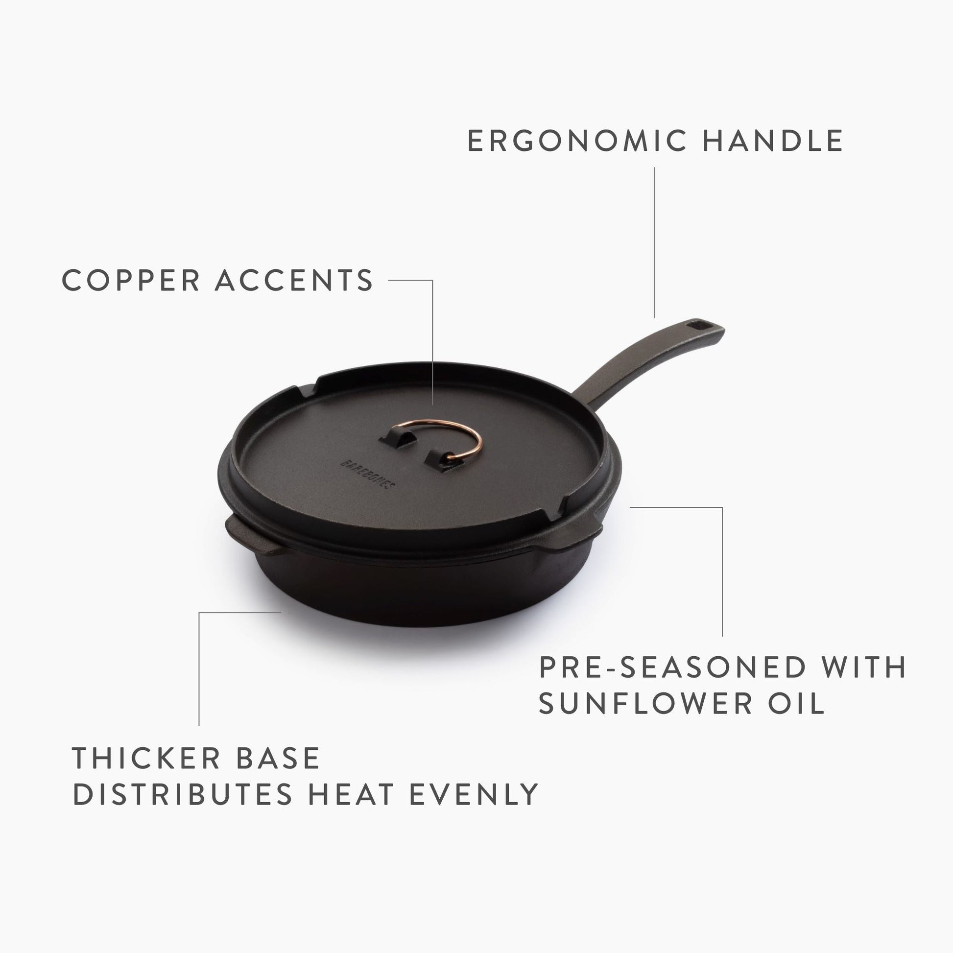 All - in - One Cast Iron Skillet - Paranoid Ranch