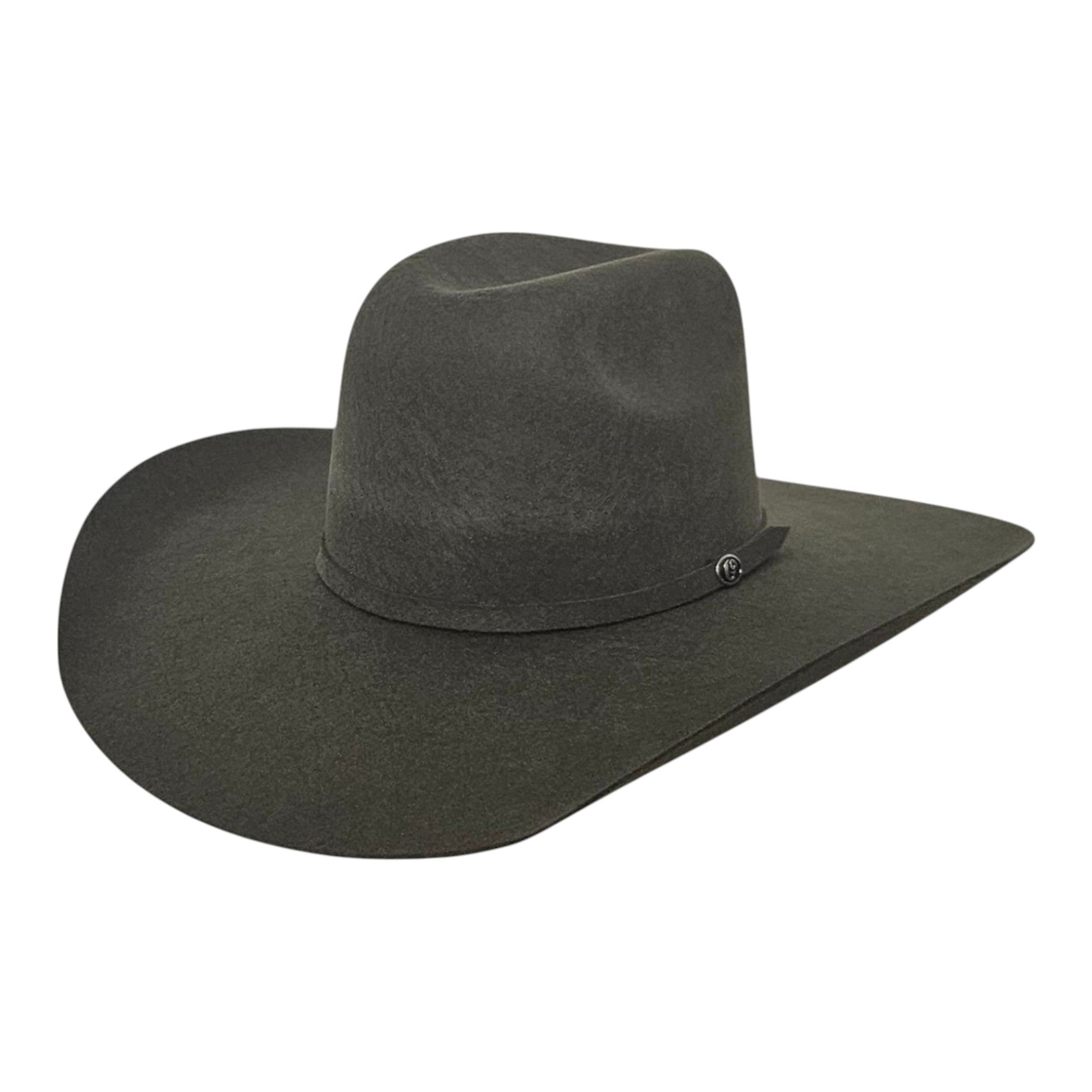 American olive 5X Wool Cashmere Hat - Paranoid Ranch