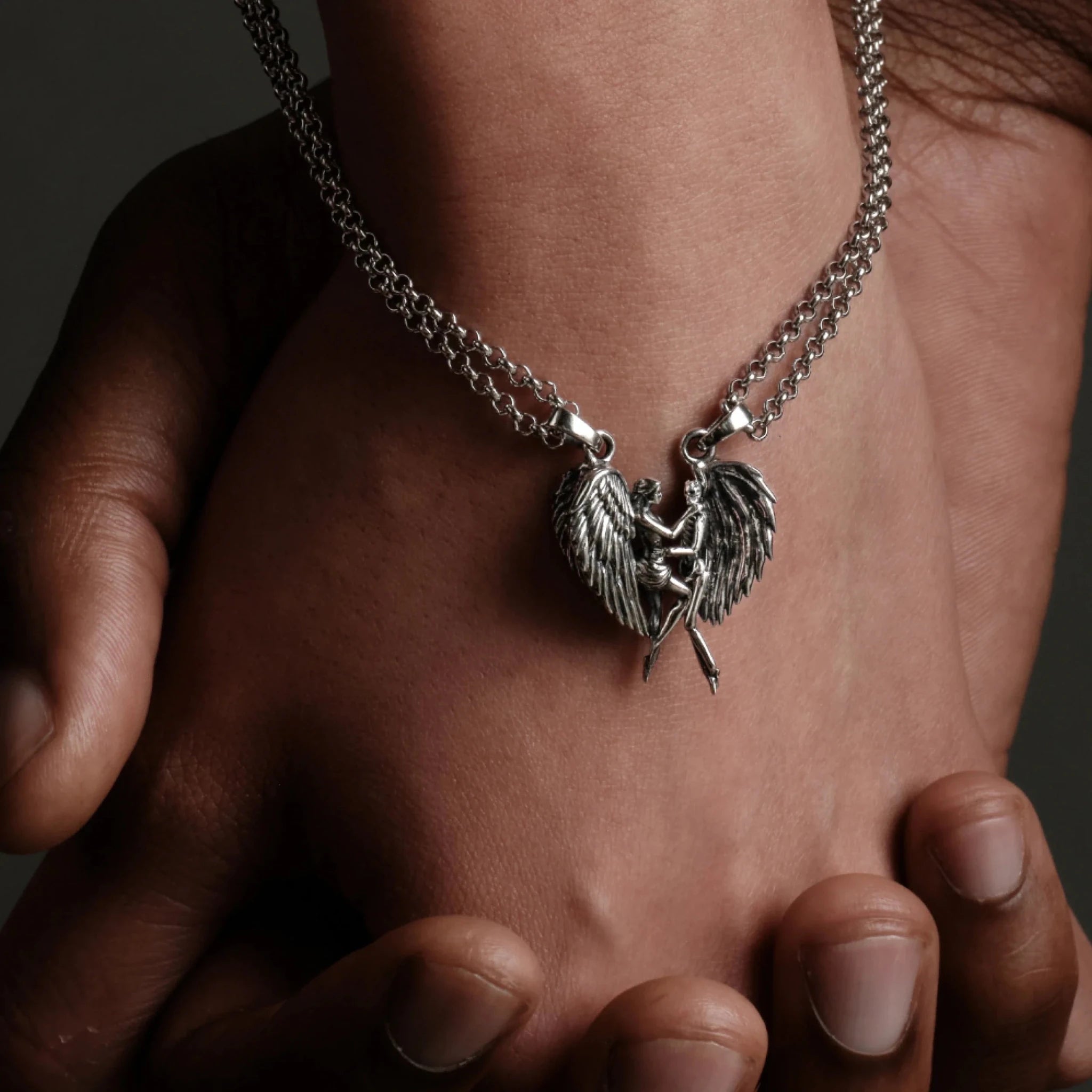 Angel To My Devil Necklace Duo - Paranoid Ranch