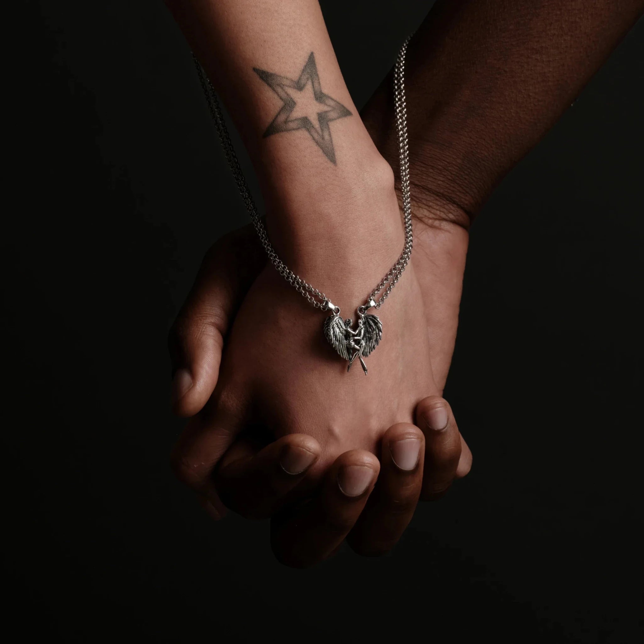 Angel To My Devil Necklace Duo - Paranoid Ranch