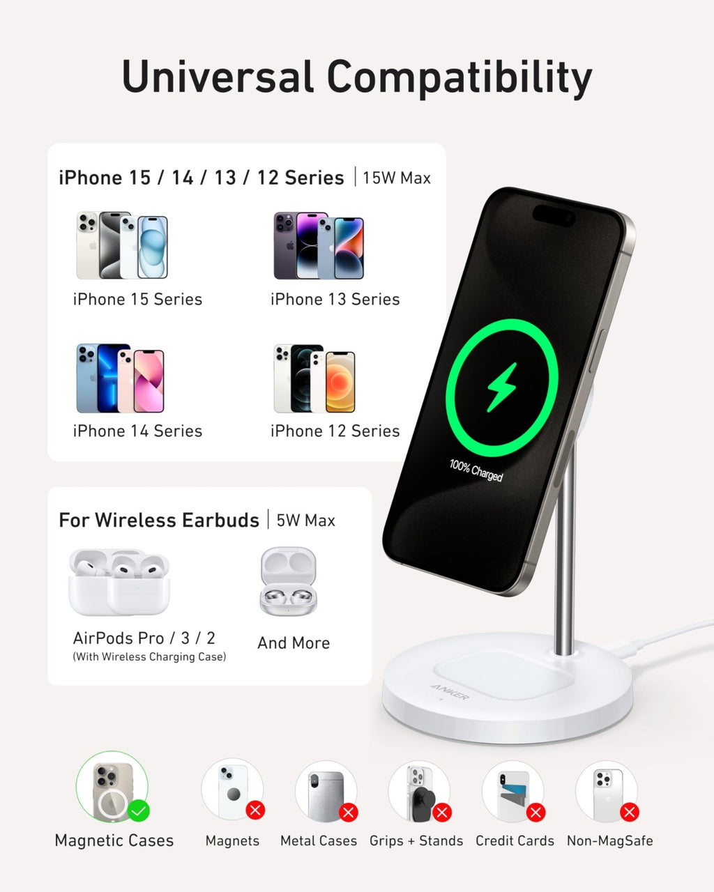 Anker MagGo Wireless Charger (2 - in - 1 Stand) BOA - Paranoid Ranch