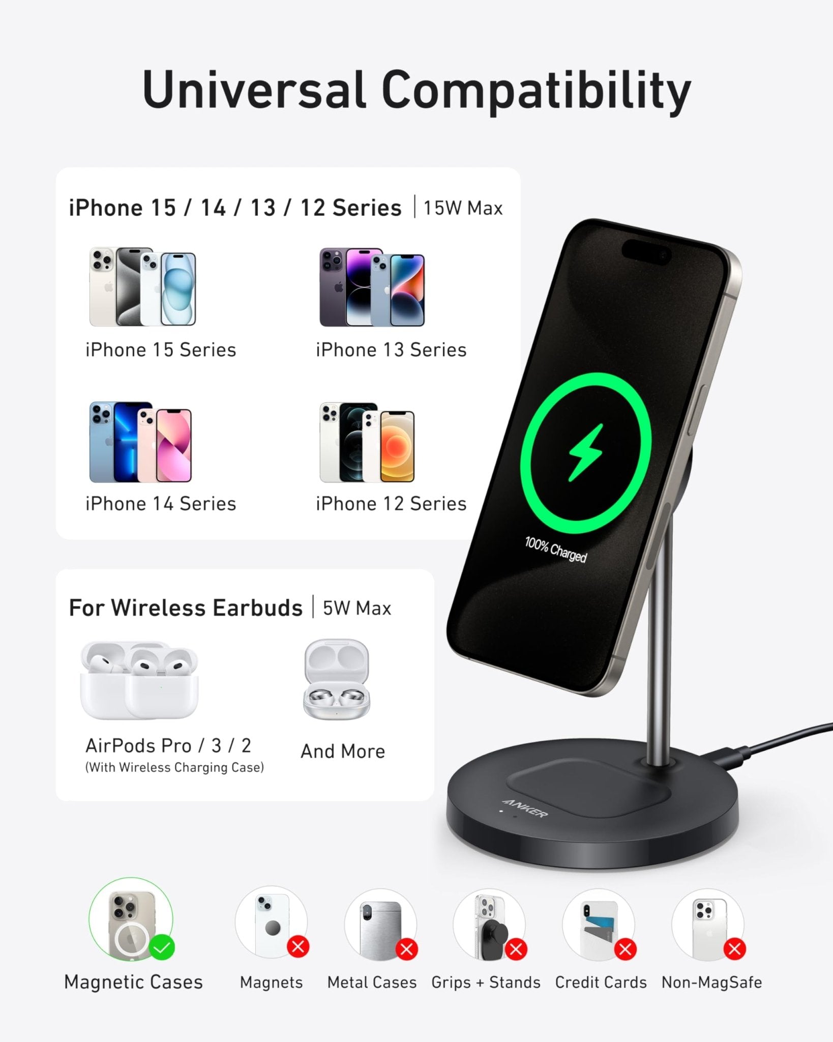 Anker MagGo Wireless Charger (2 - in - 1 Stand) BOA - Paranoid Ranch