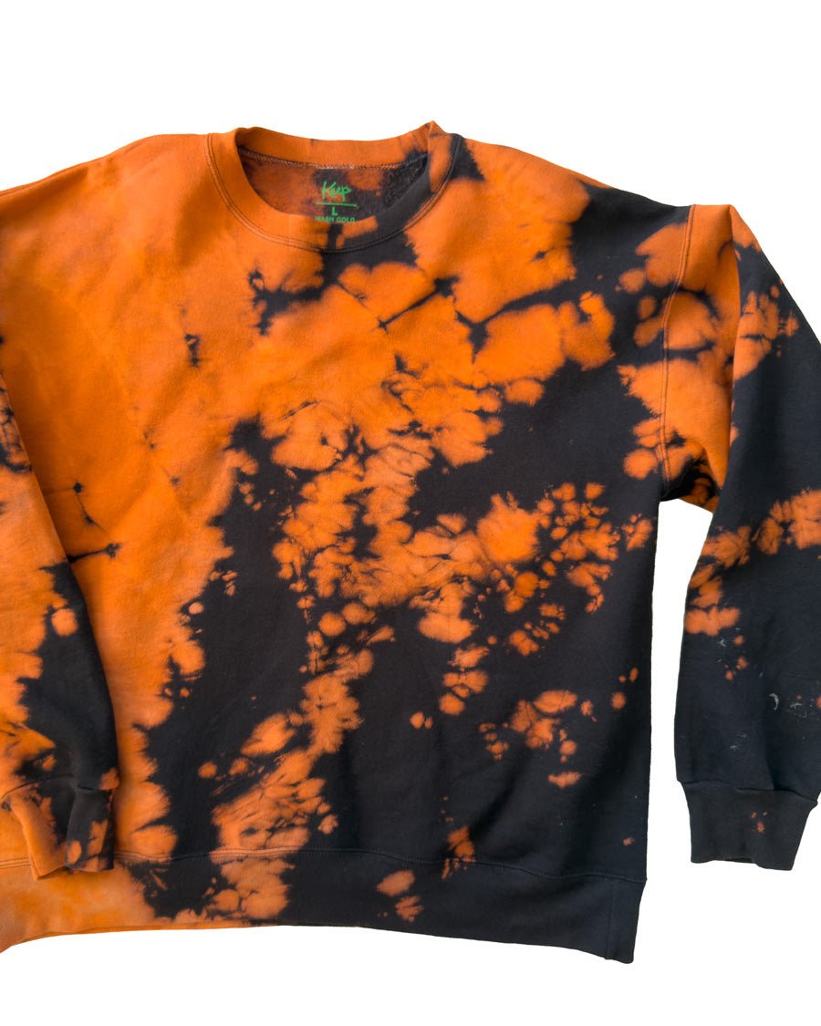 Arashi Dyed Sweatshirt Dark Shadows - Paranoid Ranch