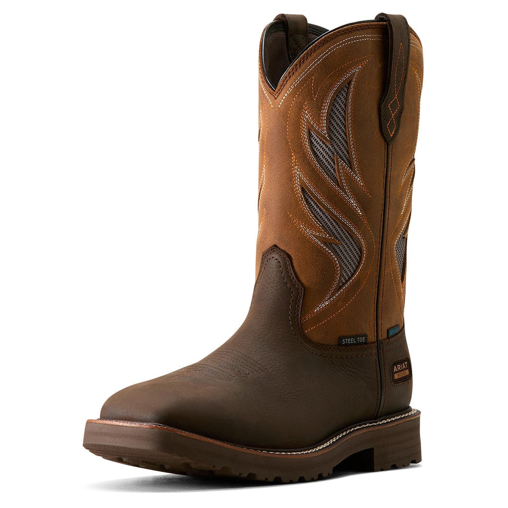 Ariat Men's Activator VentTek Waterproof Steel Toe Work Boot - Paranoid Ranch