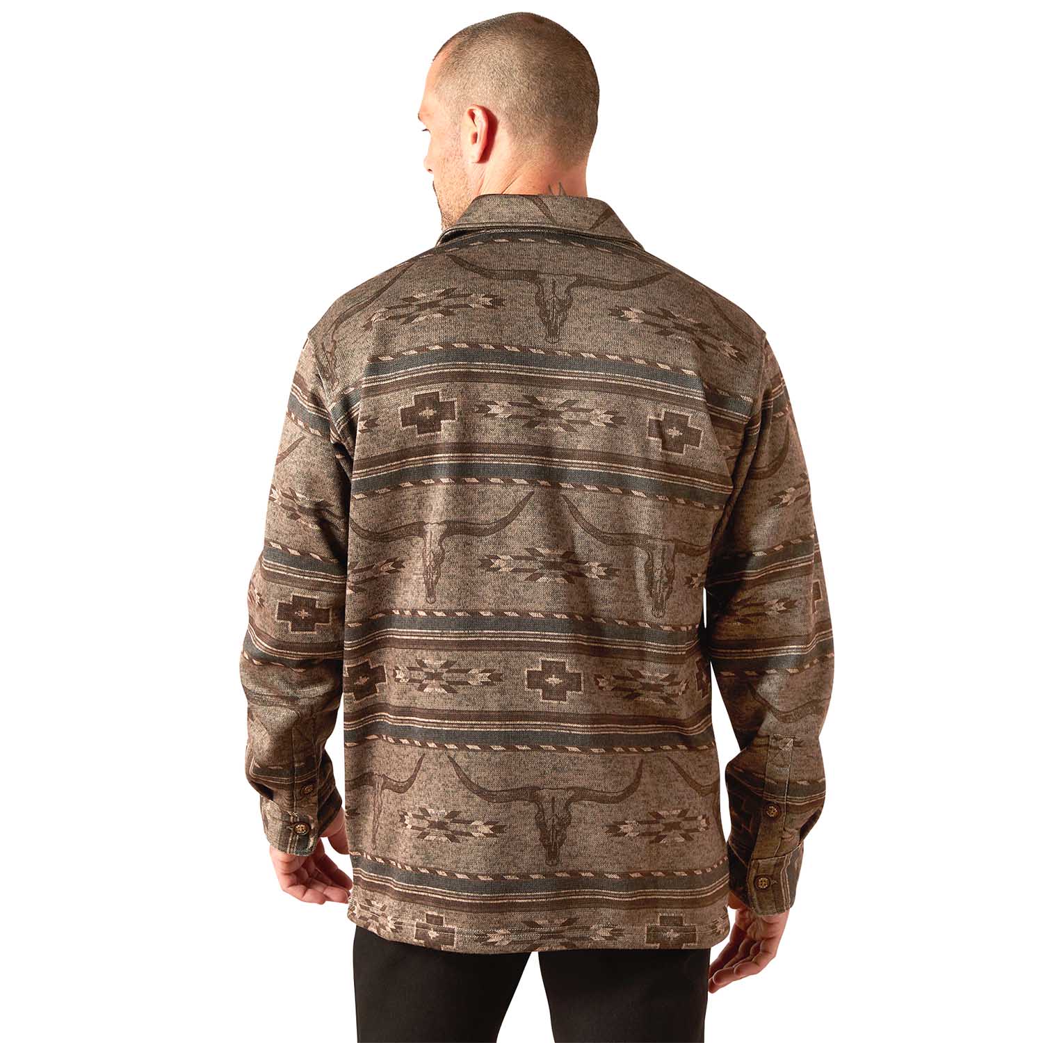 Ariat Mens Caldwell Printed Shirt Jacket - Paranoid Ranch