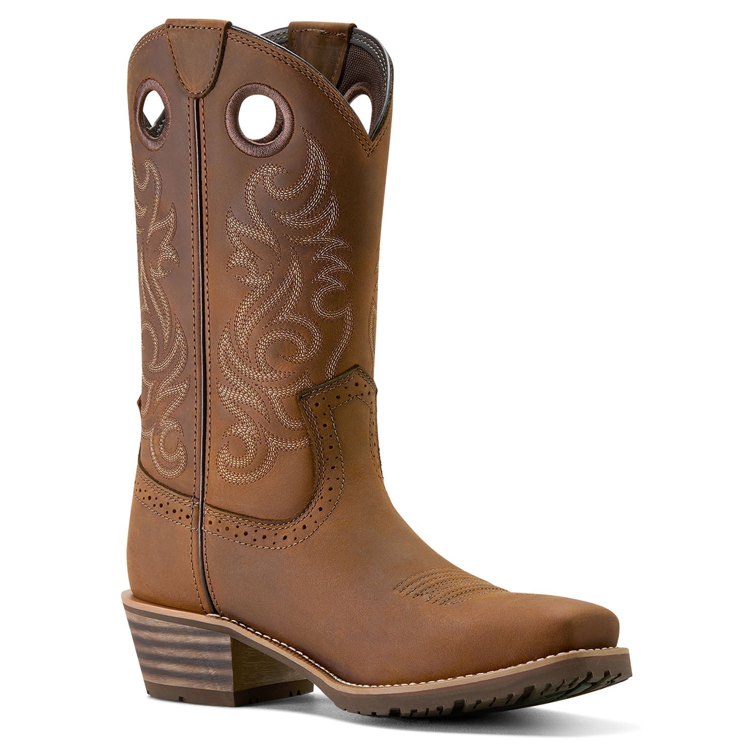 Ariat Men's Hybrid Roughstock Square Toe Cowboy Boots - Paranoid Ranch