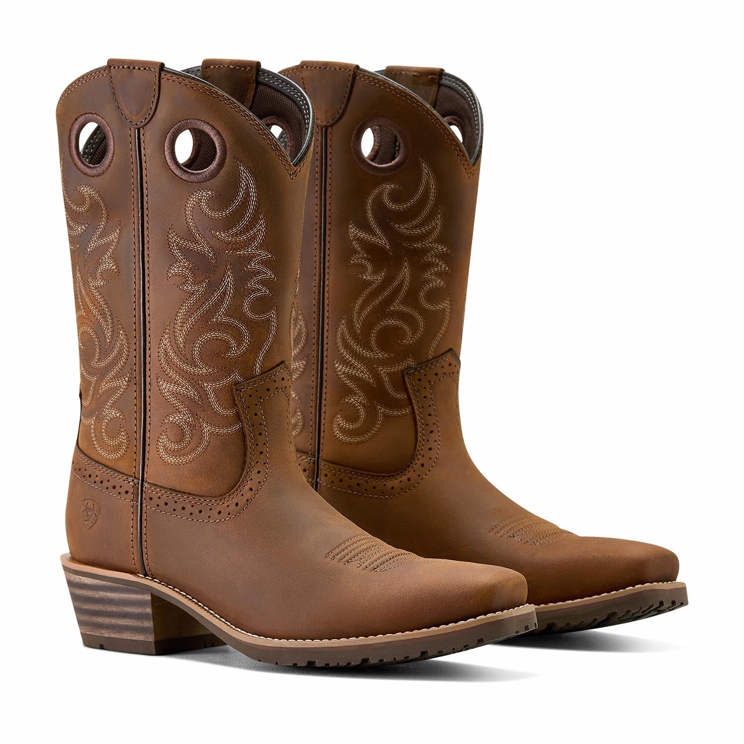 Ariat Men's Hybrid Roughstock Square Toe Cowboy Boots - Paranoid Ranch