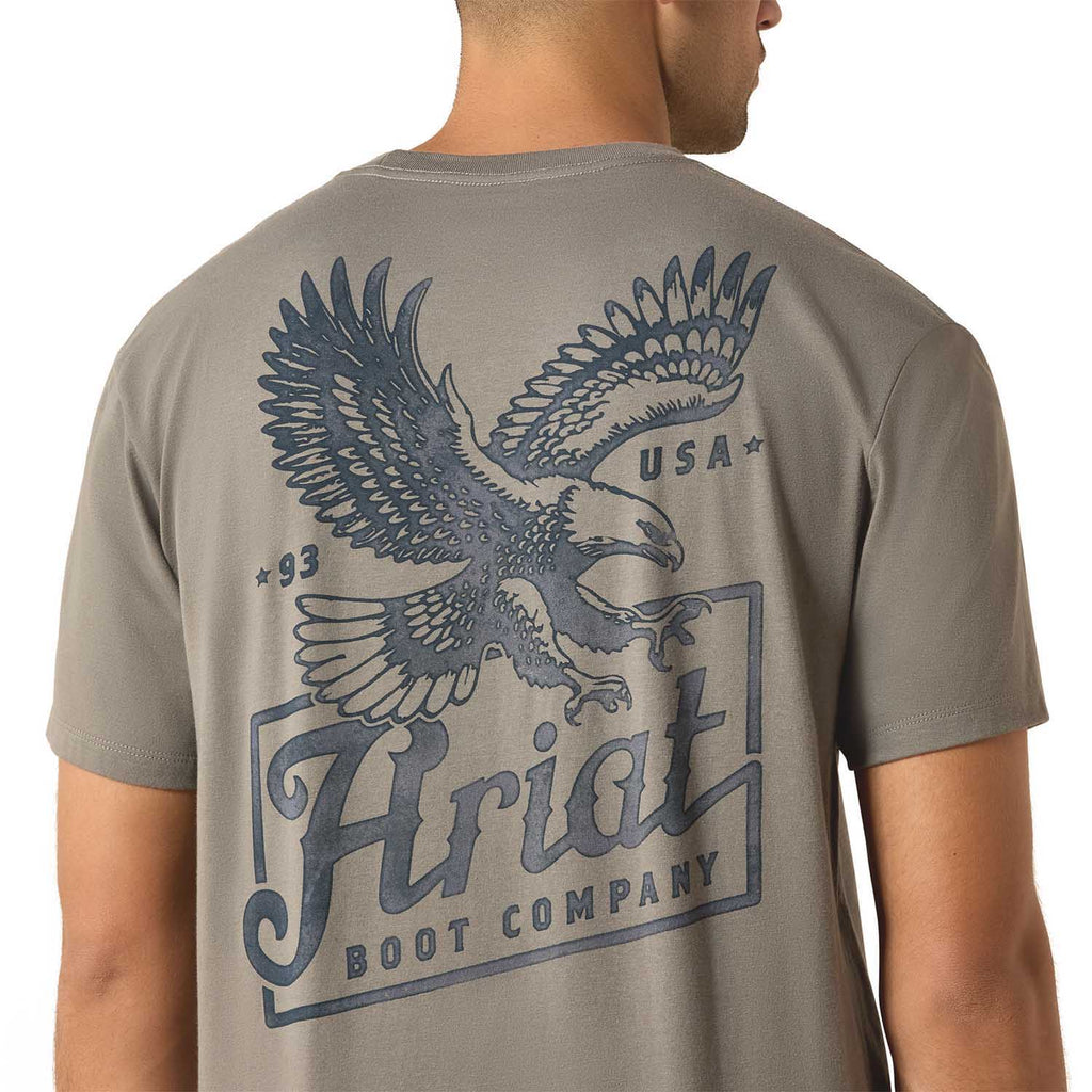 Ariat Mens Short Sleeve Shirt, Patriot Western Graphic Tee - Paranoid Ranch