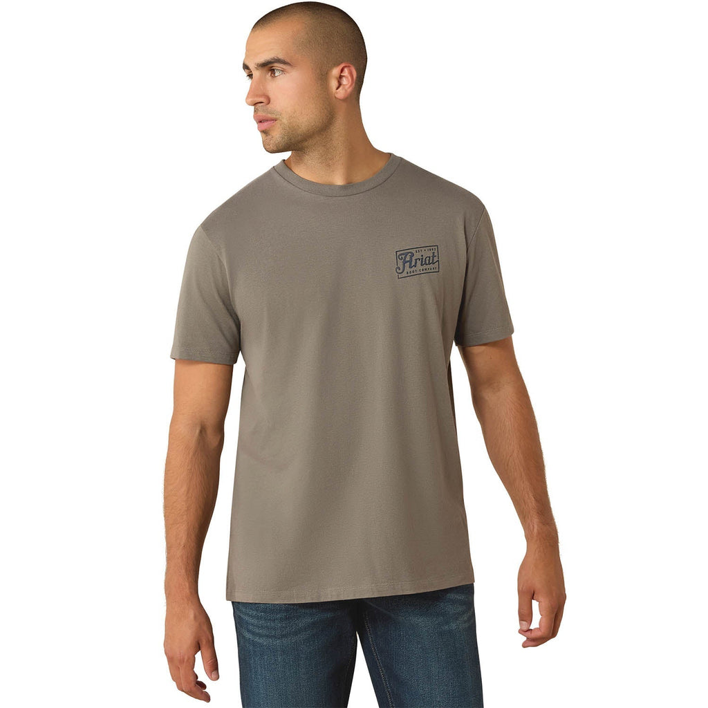 Ariat Mens Short Sleeve Shirt, Patriot Western Graphic Tee - Paranoid Ranch