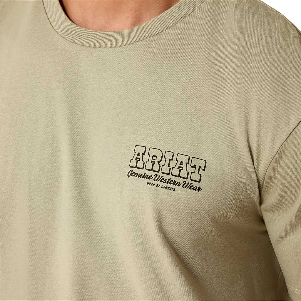 Ariat Mens Short Sleeve Shirt, Porcupine Posse Western Graphic Tee - Paranoid Ranch