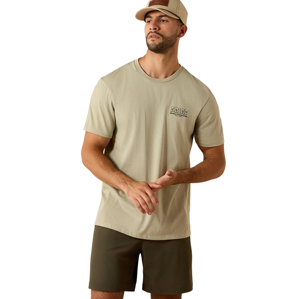 Ariat Mens Short Sleeve Shirt, Porcupine Posse Western Graphic Tee - Paranoid Ranch