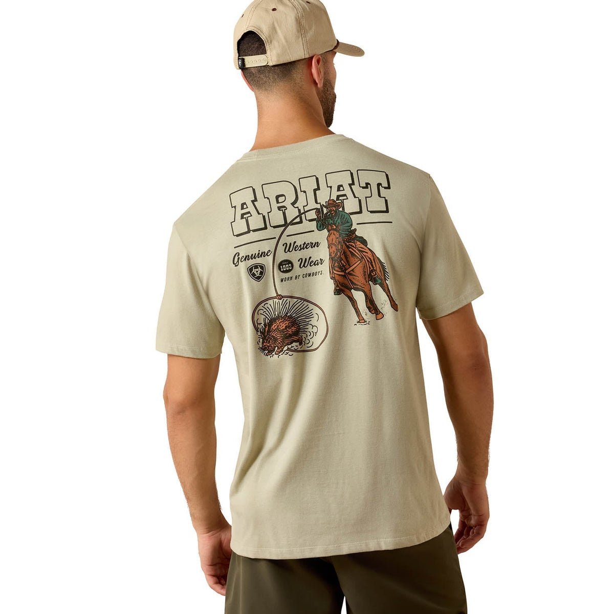 Ariat Mens Short Sleeve Shirt, Porcupine Posse Western Graphic Tee - Paranoid Ranch