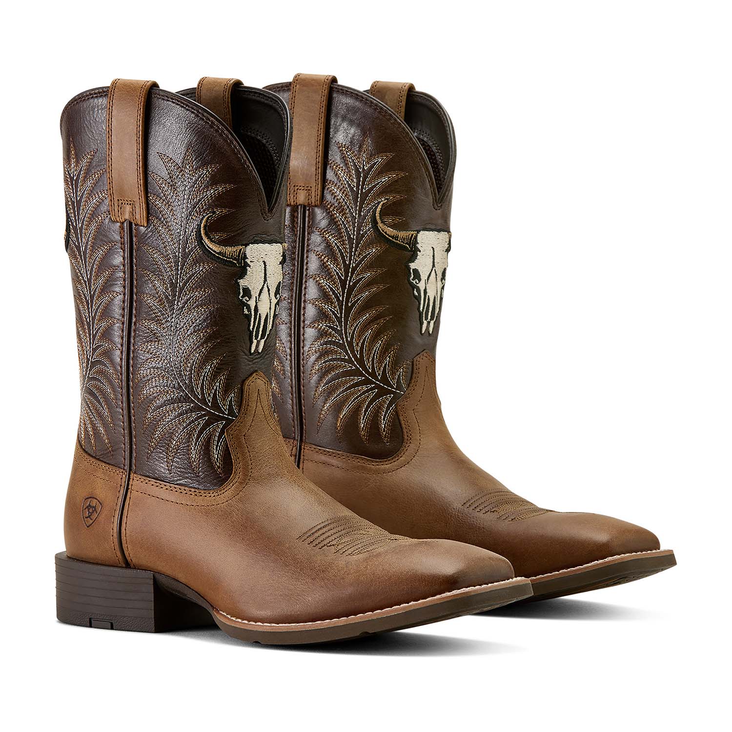 Ariat Men's Sport Steer Skull Boots - Paranoid Ranch