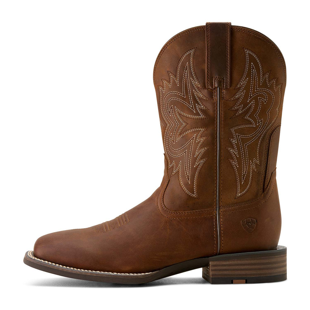 Ariat Mens Western Big Rig Wide Square Toe Cowboy Boot – Comfortable Durable Leather Work Boot - Paranoid Ranch