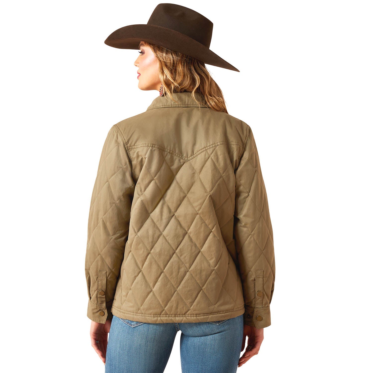 Ariat Womens Grizzly Quilted Barn Jacket – Warm Wind-Resistant Fleece-Lined Workwear Jacket - Paranoid Ranch