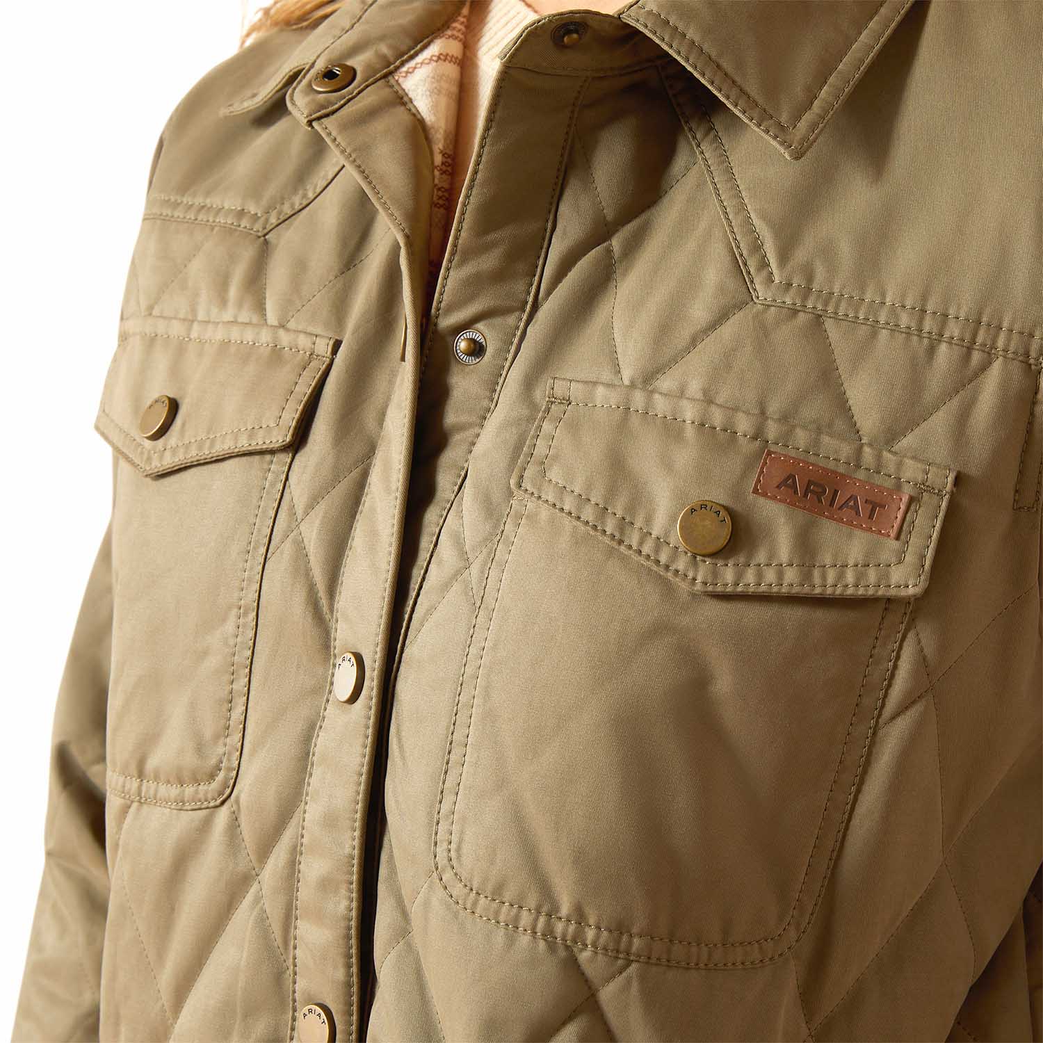Ariat Womens Grizzly Quilted Barn Jacket – Warm Wind-Resistant Fleece-Lined Workwear Jacket - Paranoid Ranch