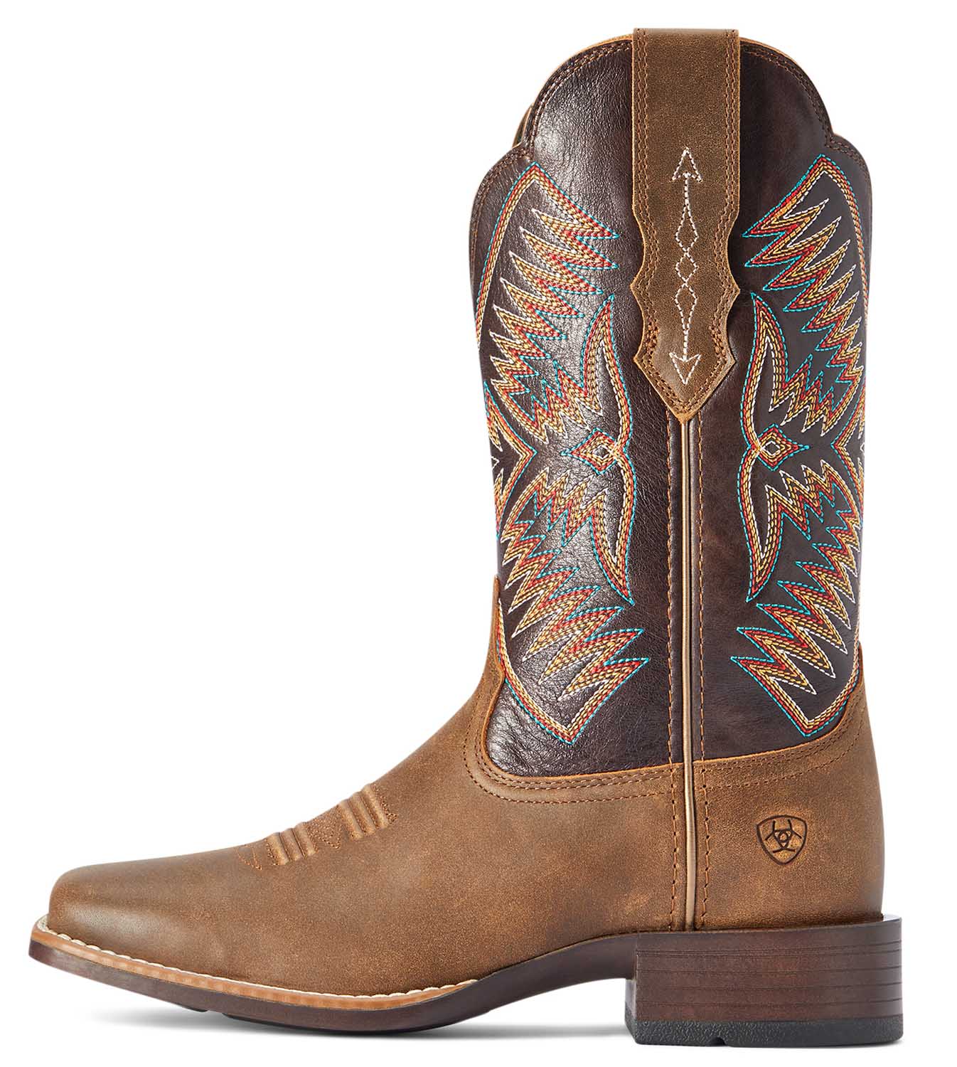 Ariat Women's Odessa StretchFit Western Boot, Fateful Brown - Paranoid Ranch
