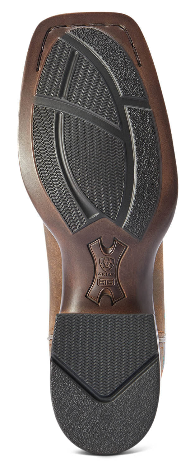 Ariat Women's Odessa StretchFit Western Boot, Fateful Brown - Paranoid Ranch