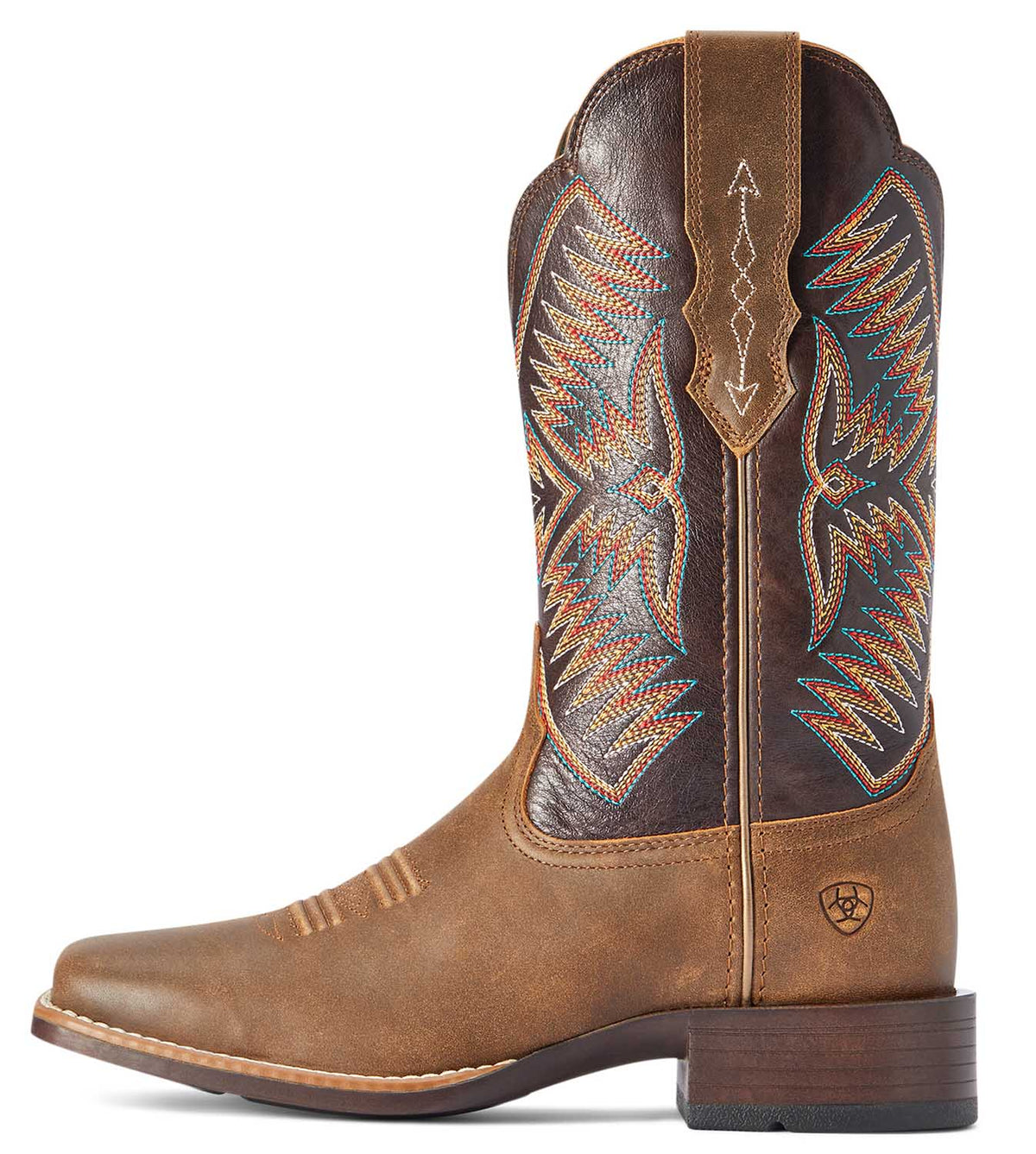 Ariat Women's Odessa StretchFit Western Boot, Fateful Brown - Paranoid Ranch