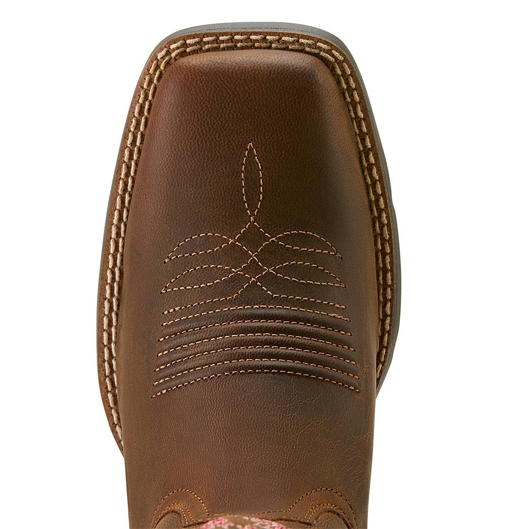 Ariat Women's Round Up Wide Square Toe StretchFit Boots - Paranoid Ranch