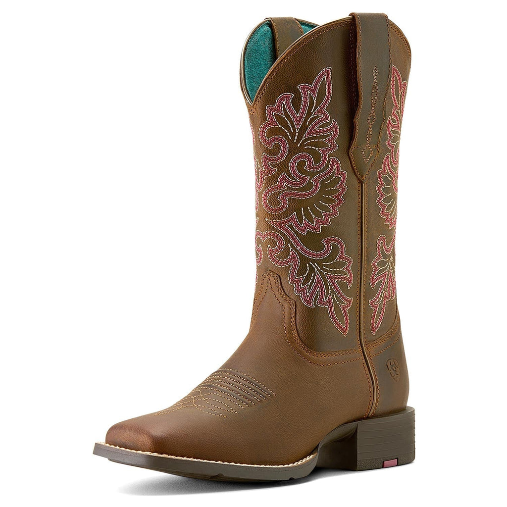 Ariat Women's Round Up Wide Square Toe StretchFit Boots - Paranoid Ranch