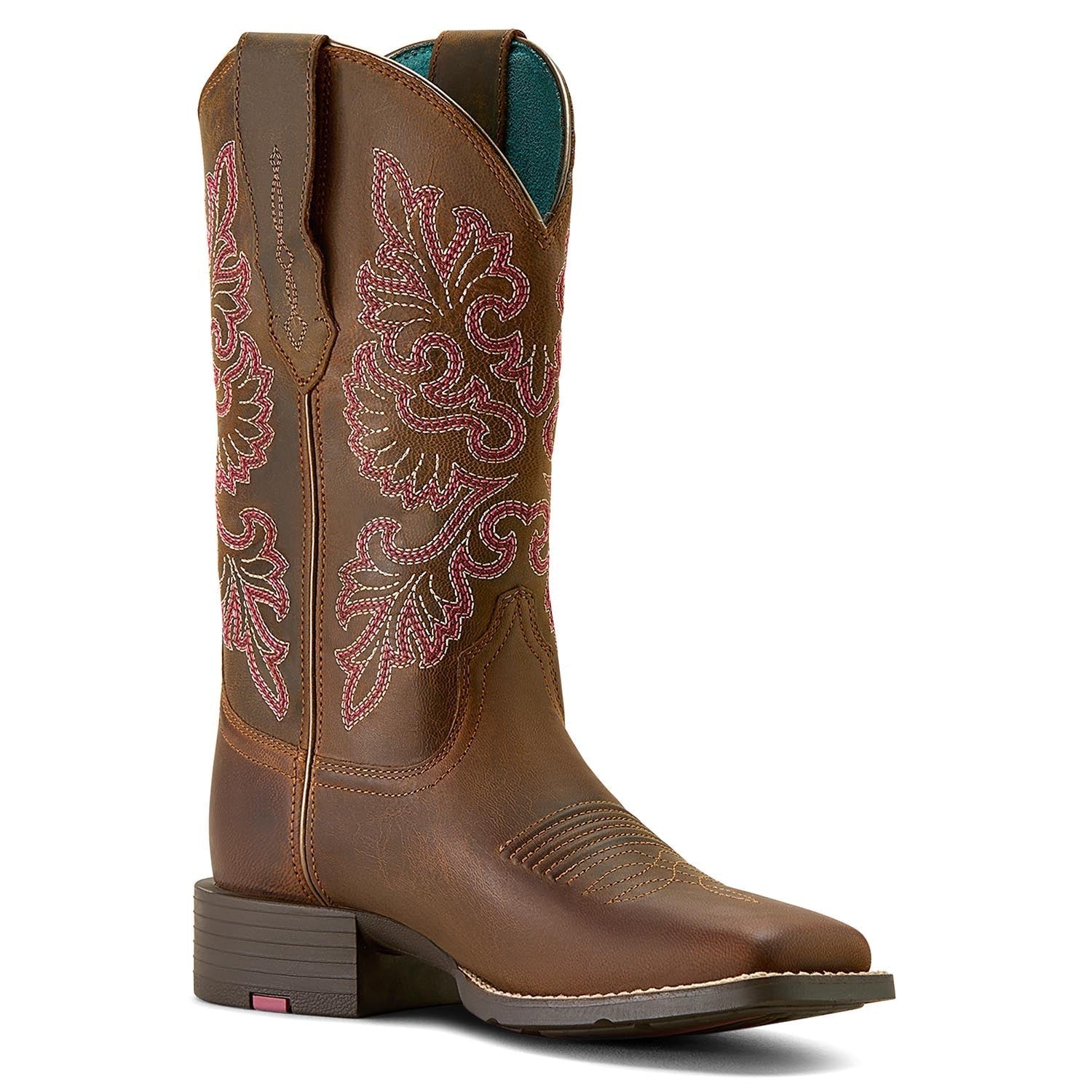 Ariat Women's Round Up Wide Square Toe StretchFit Boots - Paranoid Ranch