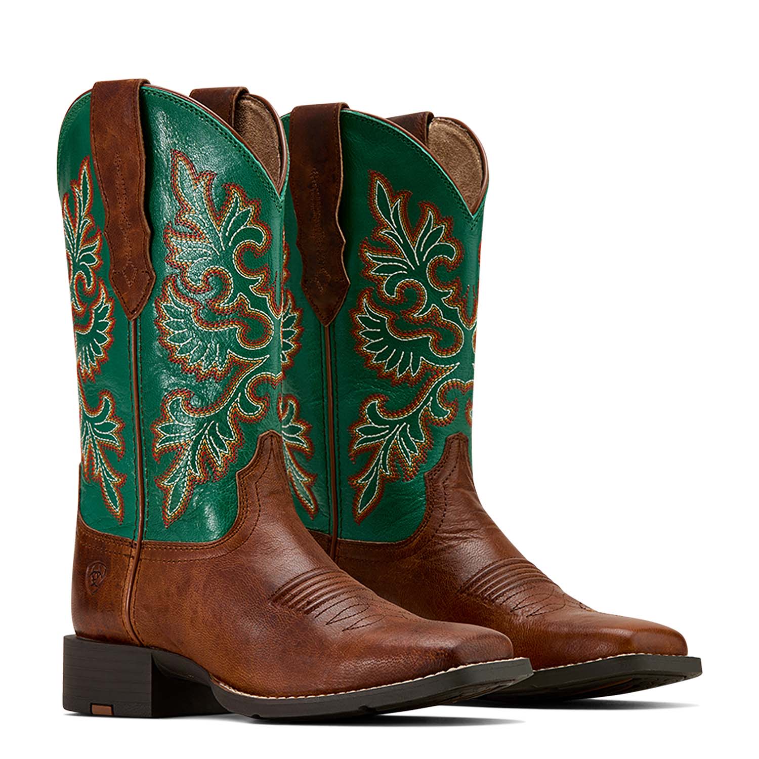 Ariat Women's Round Up Wide Square Toe StretchFit Western Boot - Paranoid Ranch