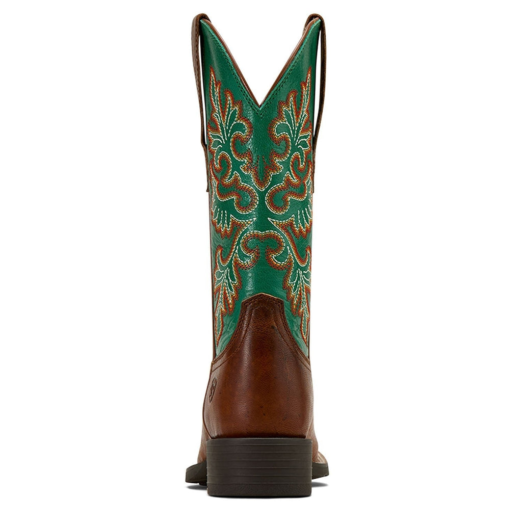 Ariat Women's Round Up Wide Square Toe StretchFit Western Boot - Paranoid Ranch