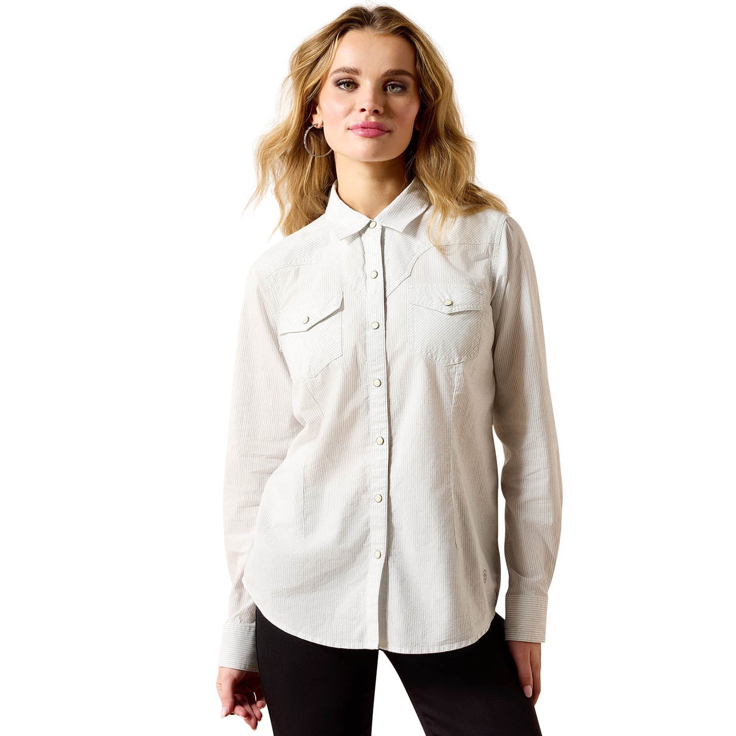 Ariat Women's Stella Western Snap Shirt – Long Sleeve Cowgirl Classic - Paranoid Ranch