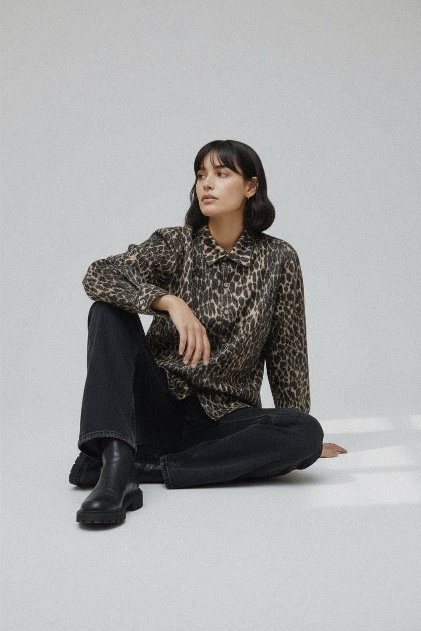 Ashford Leopard Flannel - Paranoid Ranch