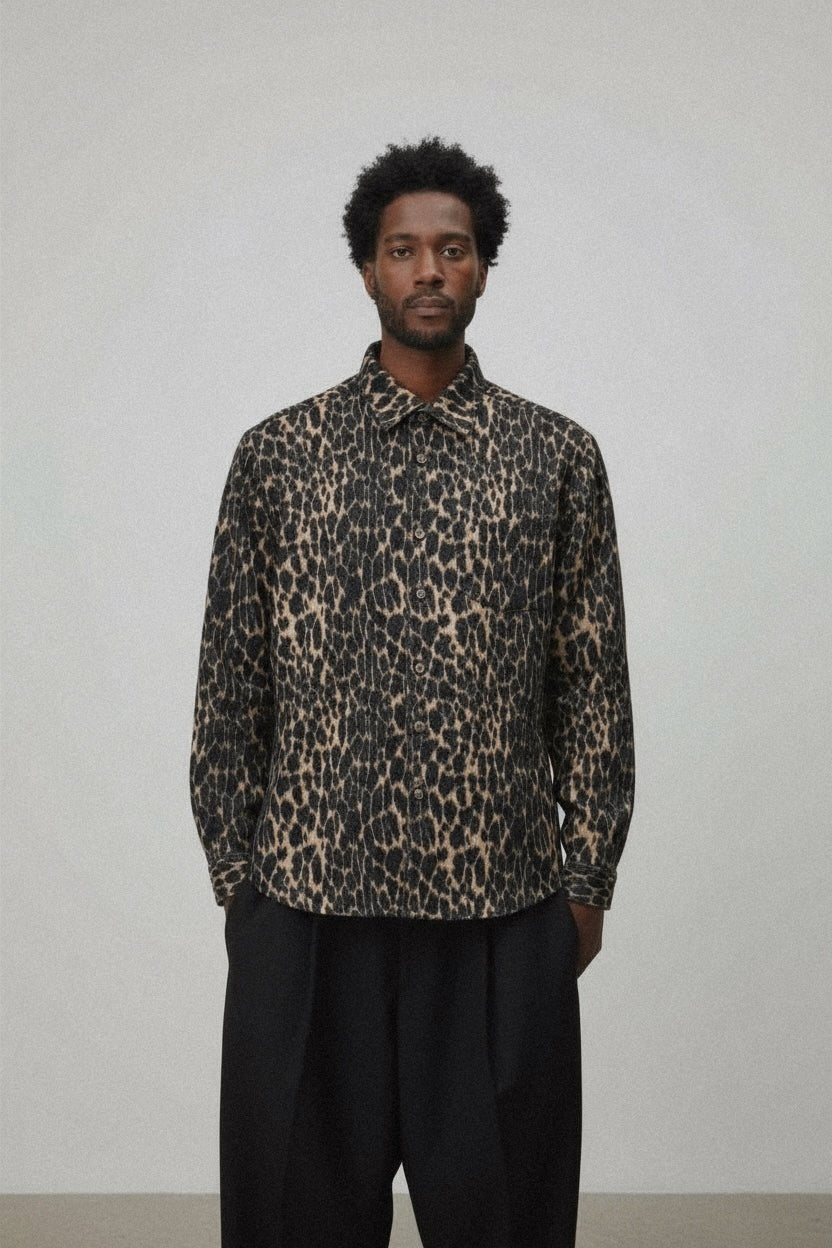 Ashford Leopard Flannel - Paranoid Ranch