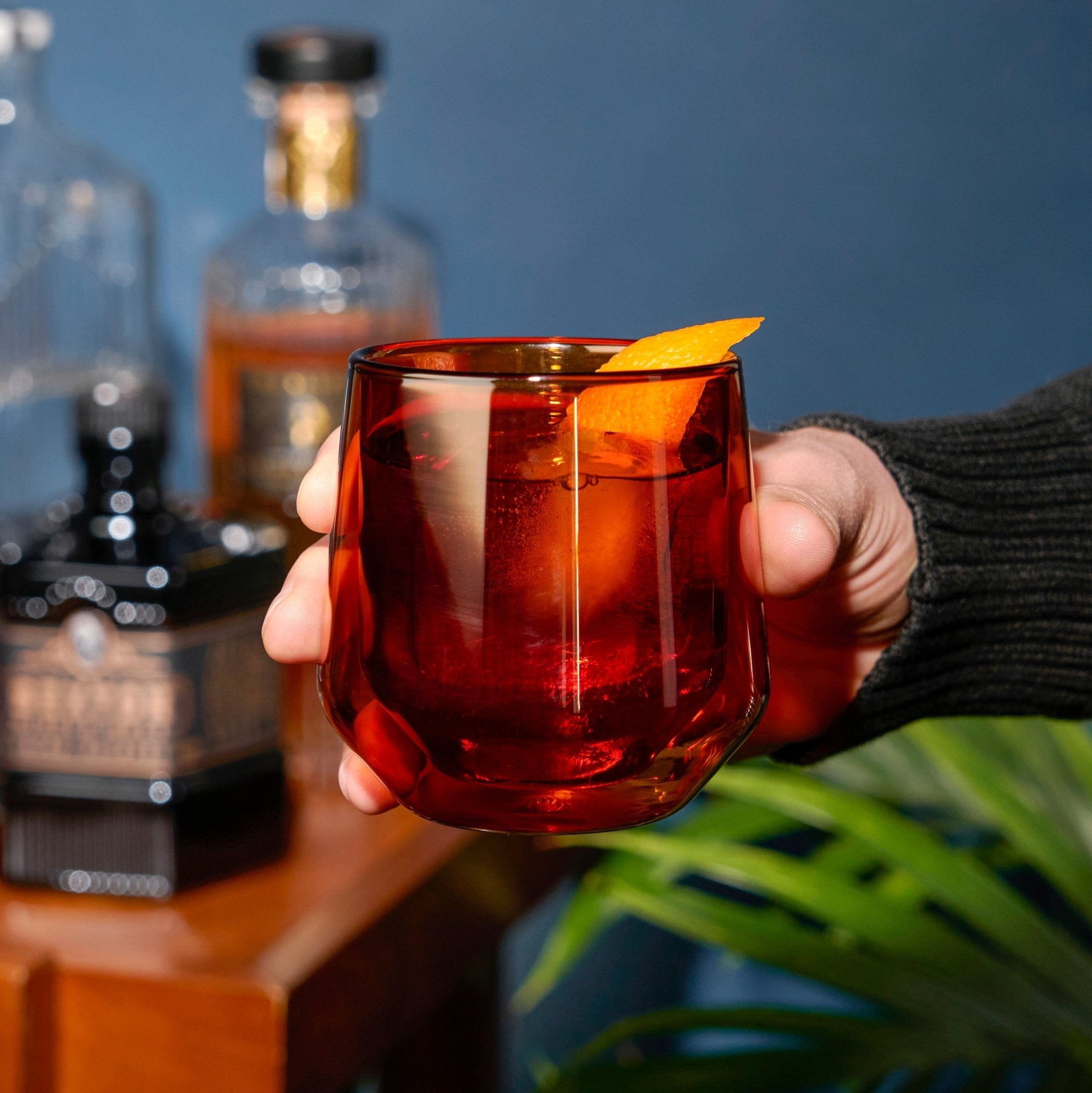 Aurora Double - Walled Tumblers in Amber Set of 2 - Paranoid Ranch