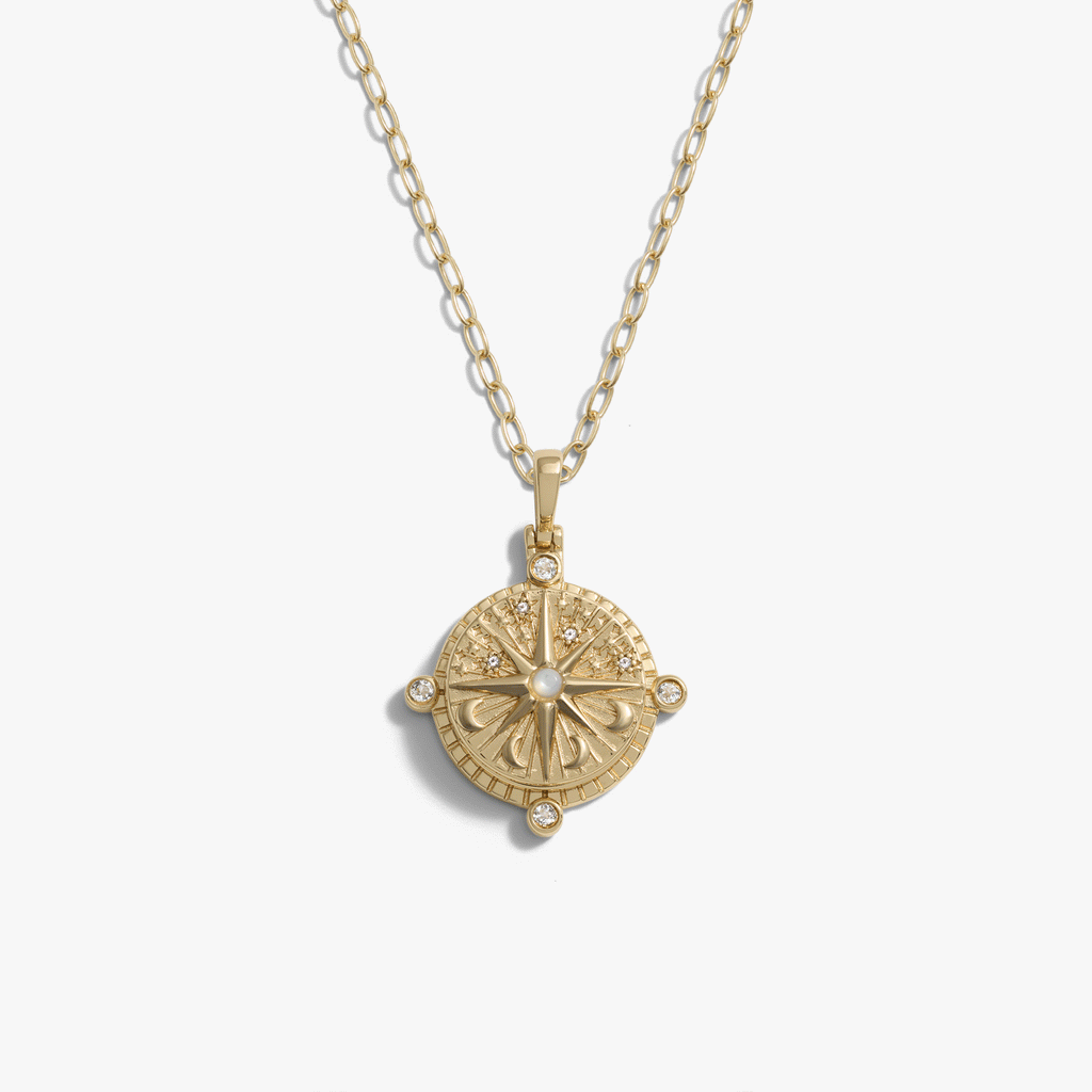 Compass Locket Necklace