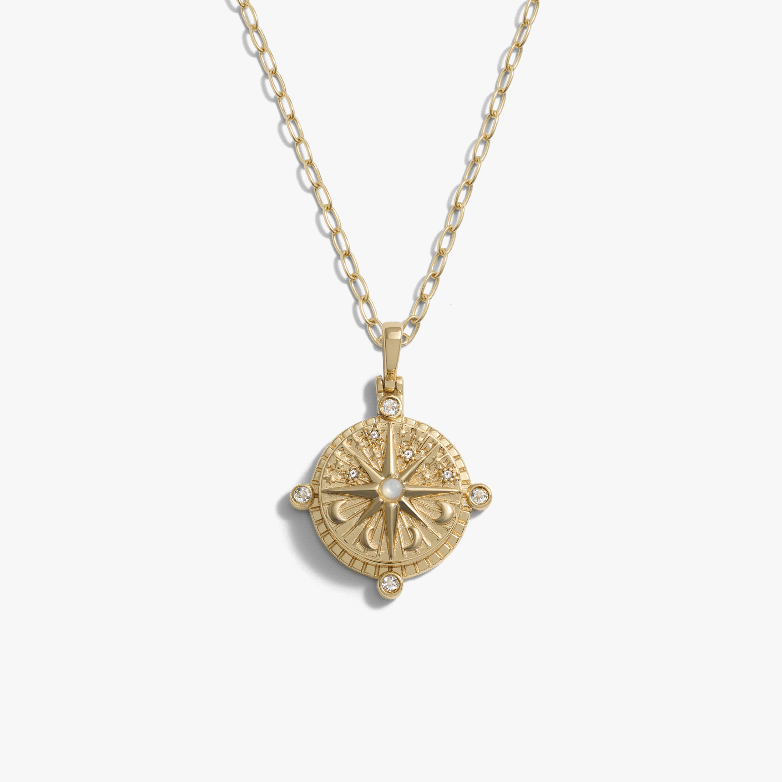 Compass Locket Necklace